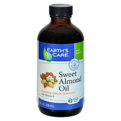 Earth's Care 100% Pure Sweet Almond Oil - 8 Fl Oz - Orca Market