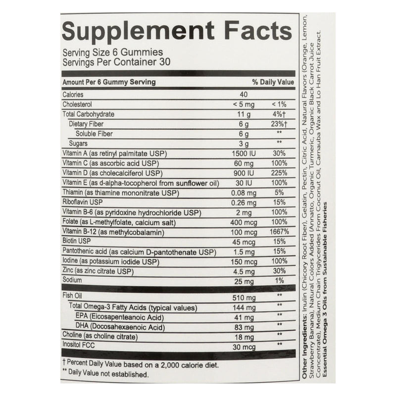 Smartypants Multivitamin Plus Omega 3 With Vitamin D - 180 Ct - Orca Market