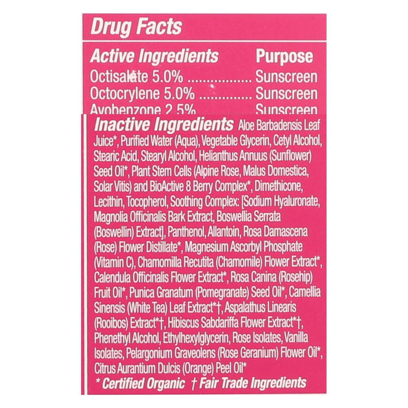 Andalou Naturals Facial Lotion - 1000 Roses - Daily Shade Spf 18 - 2.7 Oz - Orca Market