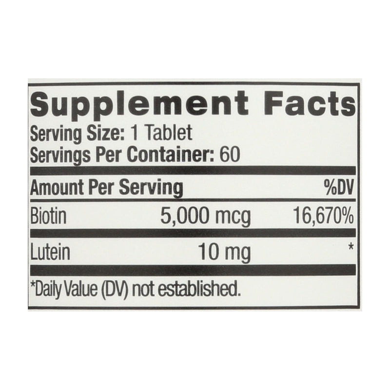 Natrol Biotin Plus With Lutein Capsules - 60 Count - Orca Market