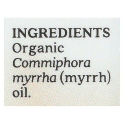 Aura Cacia - Essential Oil - Myrrh - Case Of 1 - .25 Fl Oz. - Orca Market