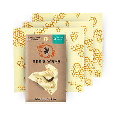 Bee's Wrap - Food Wrap Medium Size Honeycomb 1pk - Case Of 6-1 Ct - Orca Market