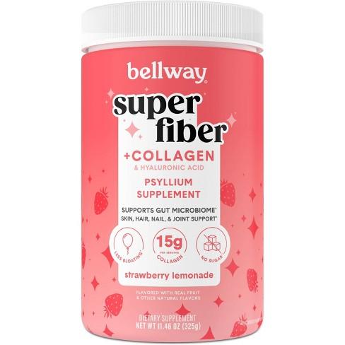 Bellway - Super Fiber + Collagen Powder Strawberry Lemonade - Case Of 4-11.5 Ounces - Orca Market