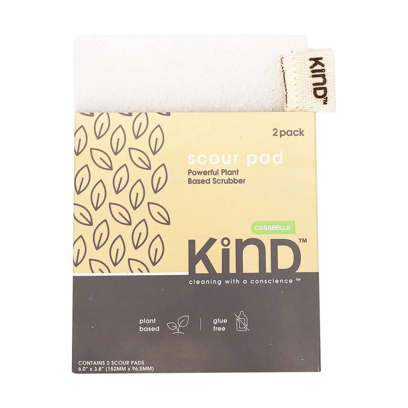 Casabella Kind - Scour Pads Plant Based - Case Of 12-2 Ct - Orca Market