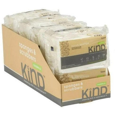 Casabella Kind - Scrub Sponge Plant Based 3pk - Case Of 8-3 Ct - Orca Market