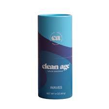 Clean Age - Deodorant Natural Waves - 1 Each-2 Ounces - Orca Market