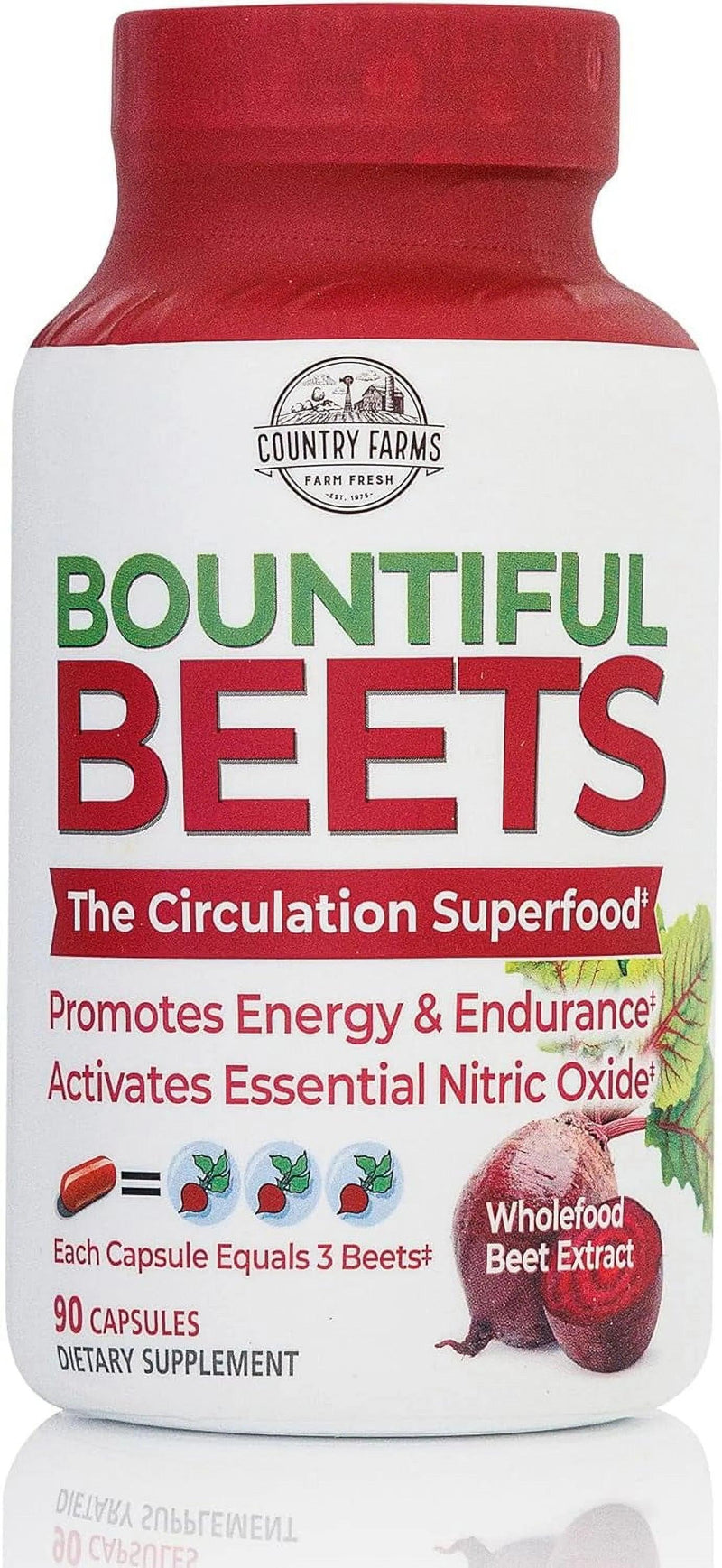 Country Farms - Bountiful Beets Capsules - 1 Each-90 Ct - Orca Market