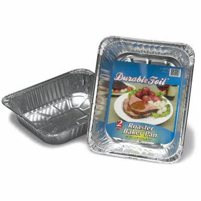 Durable Foil - Alum Pan Roaster Baker - Case Of 12 - 2 Ct - Orca Market