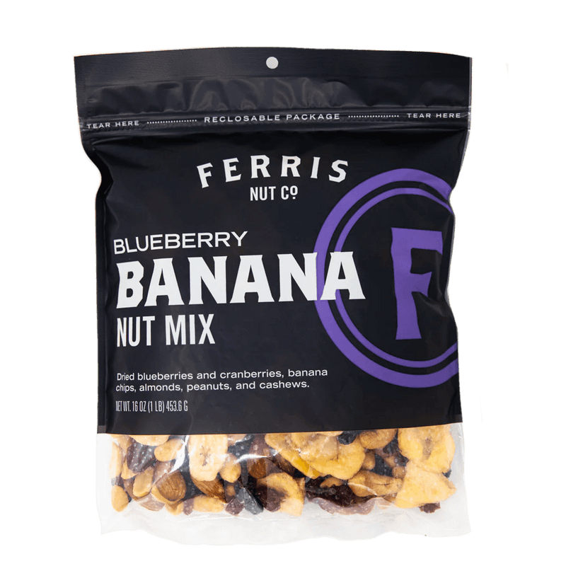 Ferris Nut Company - Nut Mix Blueberry Banana - Case Of 12-16 Ounces - Orca Market