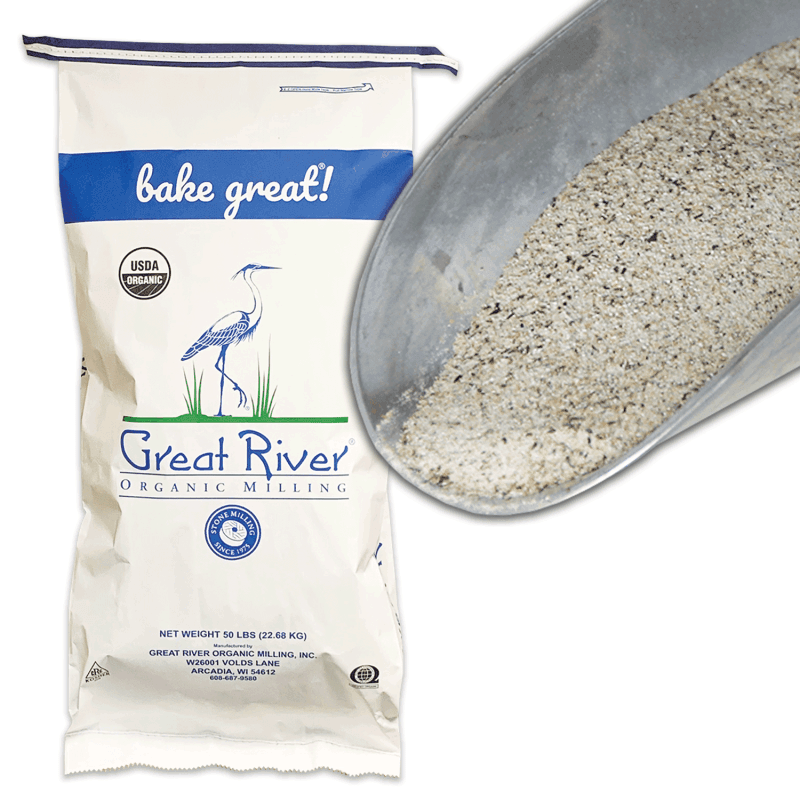 Great River Organic Milling 100% Organic Medium Buckwheat Flour - Single Bulk Item - 25lb - Orca Market