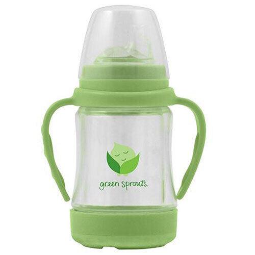 Green Sprouts Cup - Sip N Straw - Glass - 6 Months Plus - Green - 1 Count - Orca Market