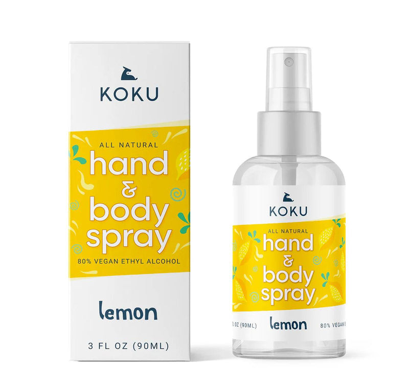 Koku - Hand Body Spray Lemon - 1 Each-3 Fluid Ounces - Orca Market