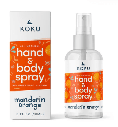 Koku - Hand Body Spray Mandarin Orange - 1 Each-3 Fluid Ounces - Orca Market