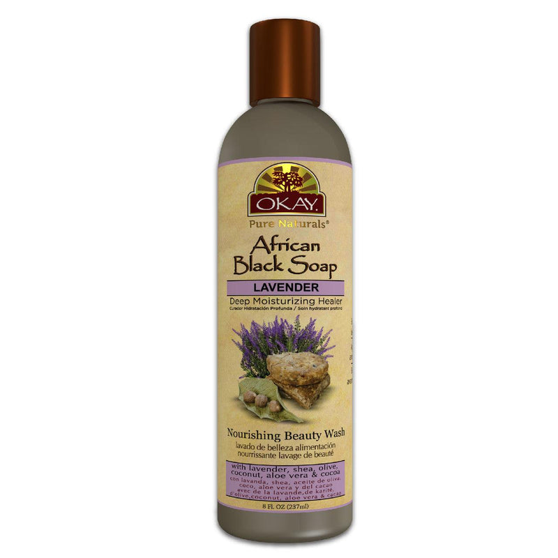 Okay Pure Naturals - Liquid Soap African Black Lavender - 1 Each 1-8 Fz - Orca Market