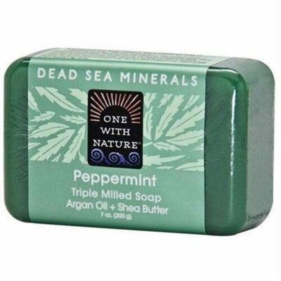 One With Nature - Bar Soap Pepper Mint - Case Of 24 - 4 Oz. - Orca Market