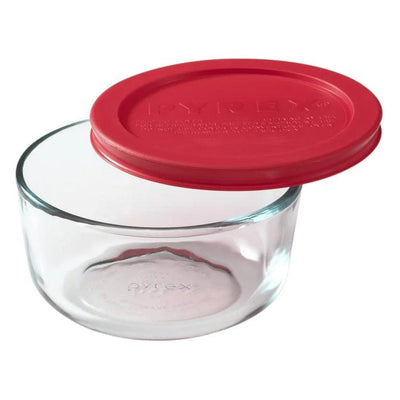 Pyrex - Storage Plus 2cup Round Red Pls - Case Of 6-1 Ct - Orca Market