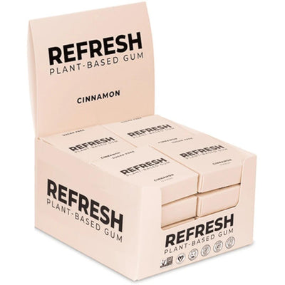 Refresh Gum - Gum Cinnamon - Case Of 12-12 Count - Orca Market