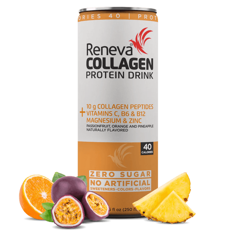 Reneva - Collagen Protein Drink Passion Orange- Case Of 12-8.45 Fz - Orca Market