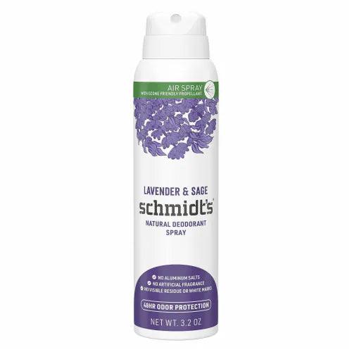 Schmidts - Deodorant Lavender Sage Dry Spray - 1 Each-3.2 Oz - Orca Market