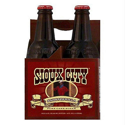 Sioux City Pure Cane Sugar Sarsaparilla - Case Of 6 - 4/12 Oz - Orca Market