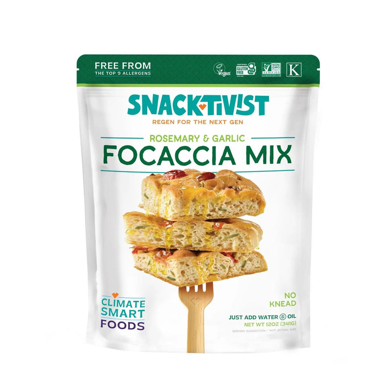 Snacktivist Foods - Focaccia Mix Rosemary Gar - Case Of 6-12 Oz - Orca Market