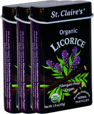 St Claire's - Organic Licorice - Cs Of 6-1.5 Oz - Orca Market