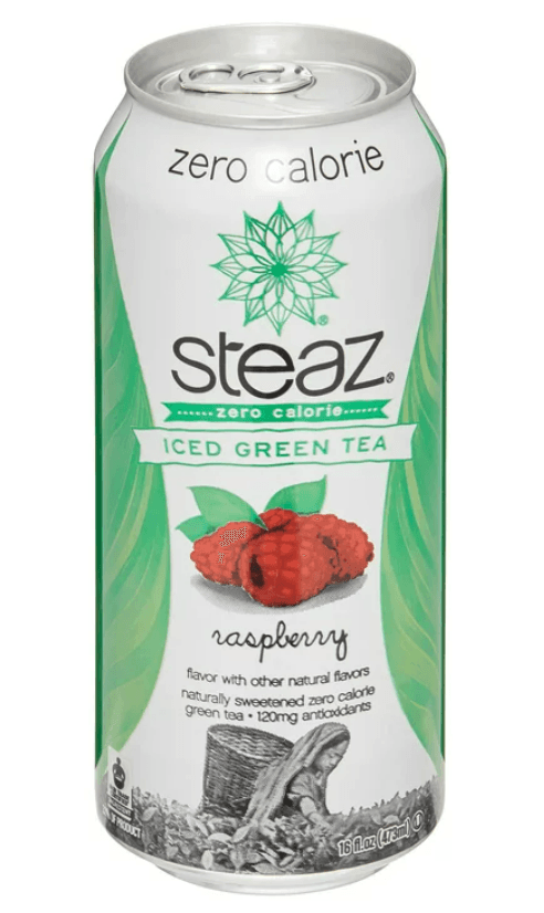 Steaz - Iced Tea Zero Raspbry - Case Of 4 - 6/16 Oz - Orca Market