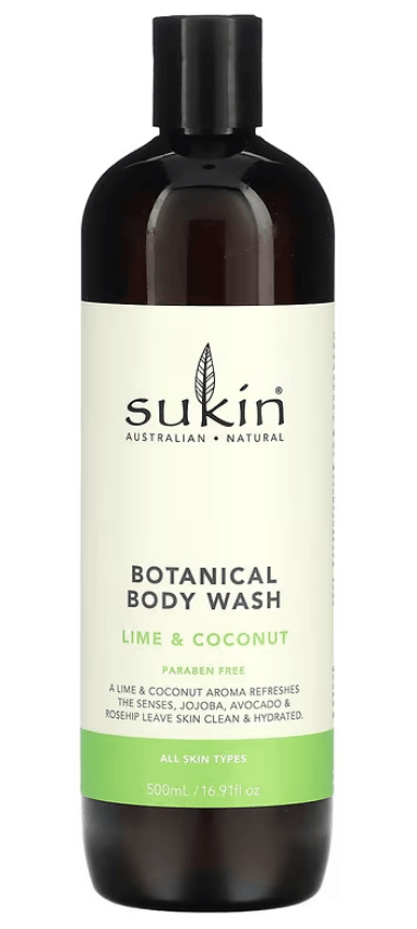 Sukin - Body Wash Lime Coconut - 1 Each-16.91 Fluid Ounces - Orca Market