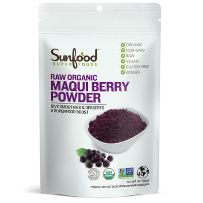 Sunfood - Maqui Berry Powder Organic - 1 Each -4 Oz - Orca Market