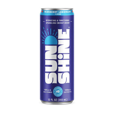 Sunshine Beverages - Energy Blueberry Lemonade 4pk - Case Of 6-12 Fz - Orca Market