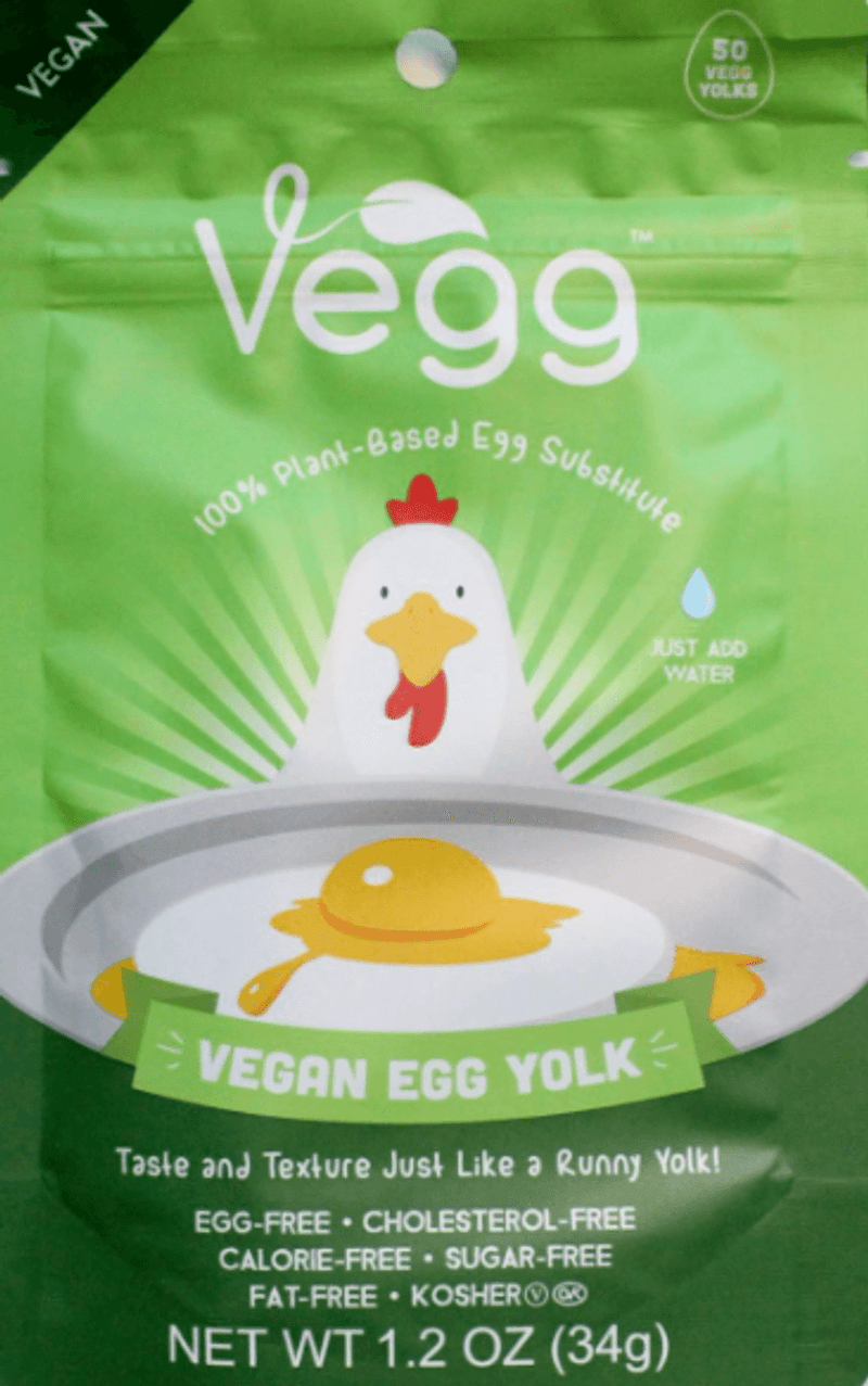 Vegg - Yolk Egg Free Vegan - Case Of 12 - 1.2 Ounces - Orca Market