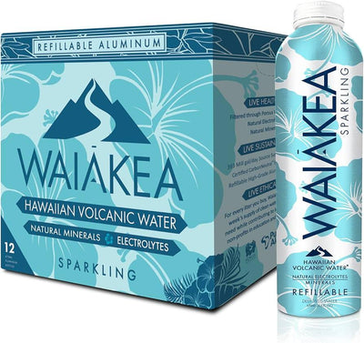 Waiakea - Water Sparkling Hawaiin Volcanc - Case Of 12-22.6 Fz - Orca Market