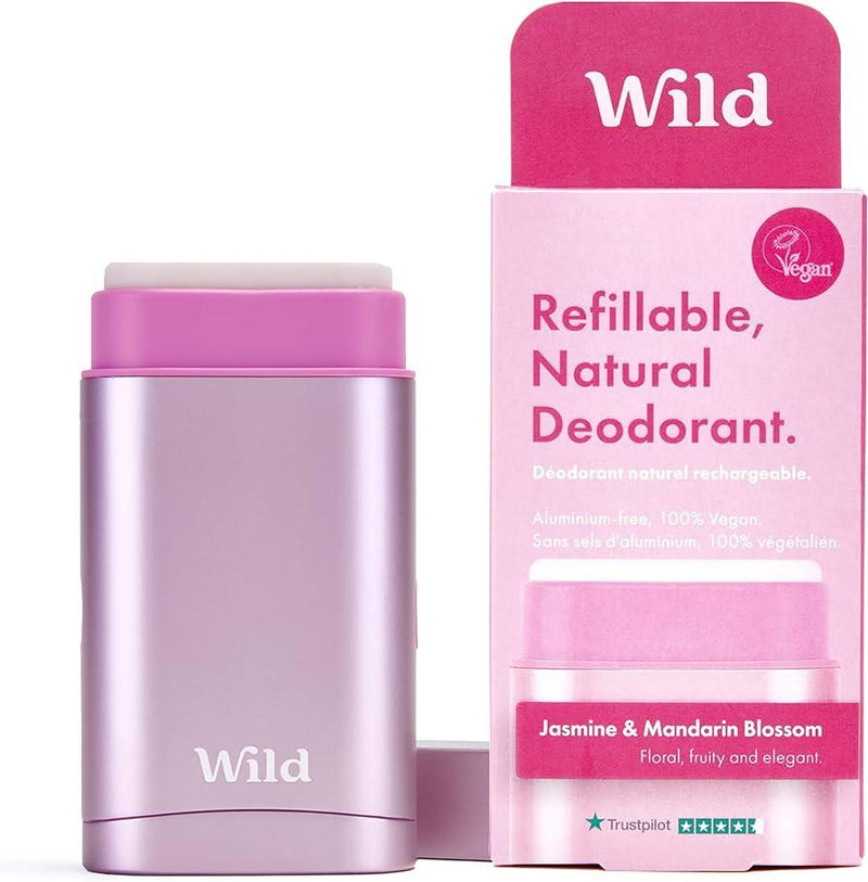 Wild Cosmetics - Deodorant Jasmine Mandarin Refill Pink - 1 Each-1.4 Ounces - Orca Market