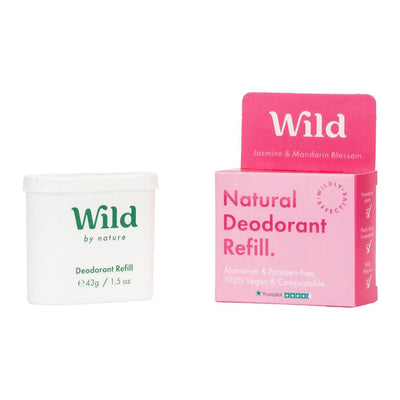 Wild Cosmetics - Deodorant Refill Jasmine Mandarin - 1 Each-1.4 Ounces - Orca Market