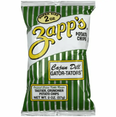 Zapps Potato Chips - Cajun Dill 2 Oz - Case Of 25 - 2 Oz - Orca Market