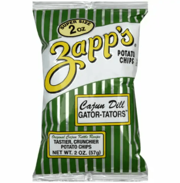 Zapps Potato Chips - Cajun Dill 2 Oz - Case Of 25 - 2 Oz - Orca Market