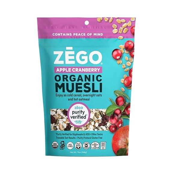 Zego - Muesli Apple Cranberry - Case Of 5-13 Oz - Orca Market