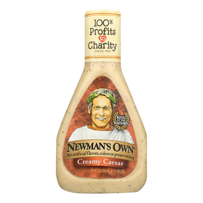 Newman's Own Caesar Dressing - Creamy - Case Of 6 - 16 Fl Oz. - Orca Market