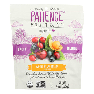 Patience Fruit And Co - Whole Berry Blend Mixed Berries - Case Of 8 - 4 Oz - Orca Market