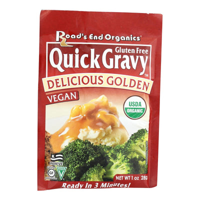 Road's End Organics Gravy Mix - Organic - Golden - 1 Oz - Case Of 12 - Orca Market