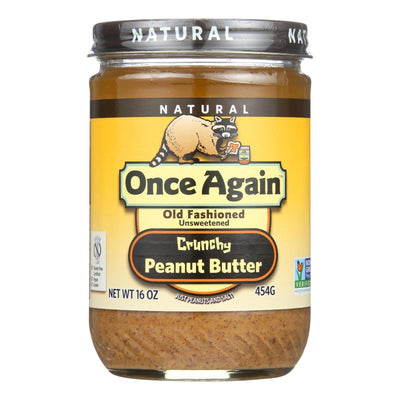 Once Again - Peanut Butter Crunchy Salt - Case Of 6-16 Oz - Orca Market