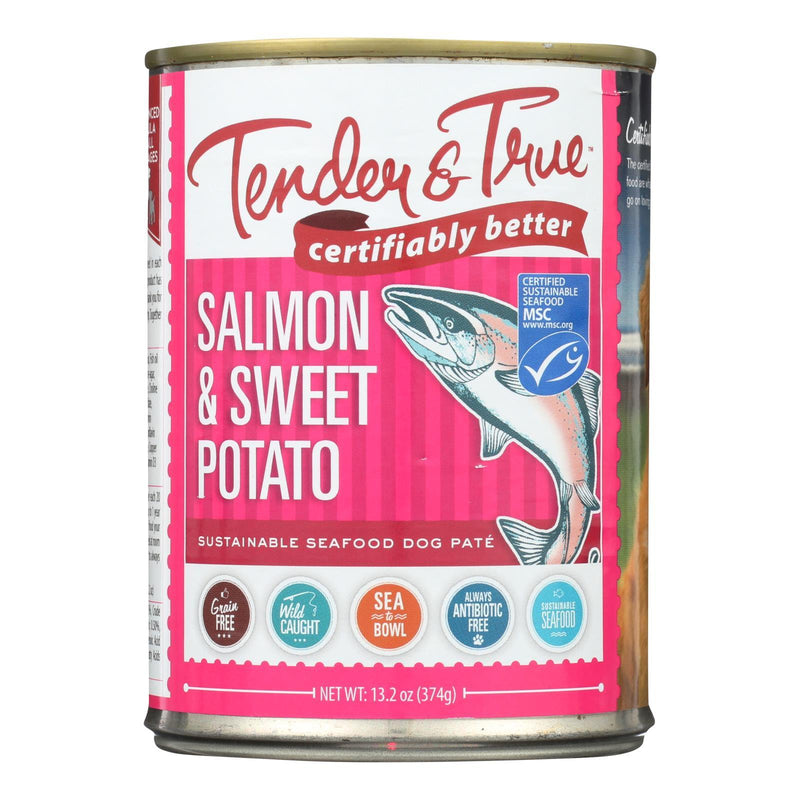 Tender & True - Dog Food Salmon&swt Pot - Case Of 12 - 13.2 Oz - Orca Market