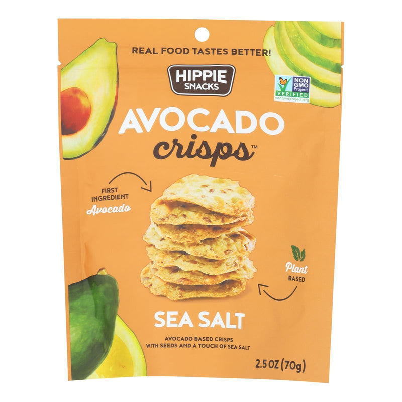 Hippie Snacks - Avocado Crsps Sea Salt - Case Of 8-2.5 Oz - Orca Market