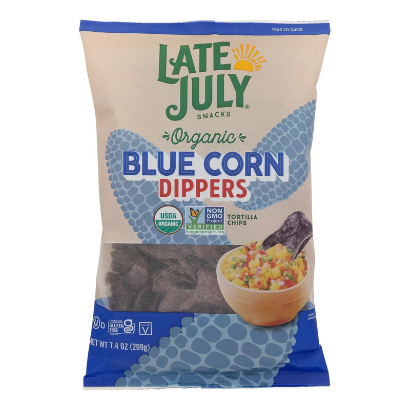 Late July Snacks - Tortchp Dppr Blu Corn - Case Of 9-7.4 Oz - Orca Market