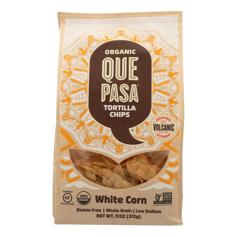 Que Pasa - Tortilla Chips White - Case Of 6-11 Oz - Orca Market