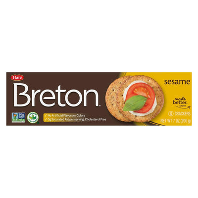 Breton/dare - Crackers Sesame - Case Of 12-7 Oz - Orca Market