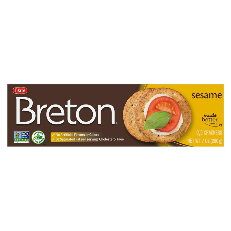 Breton/dare - Crackers Sesame - Case Of 12-7 Oz - Orca Market