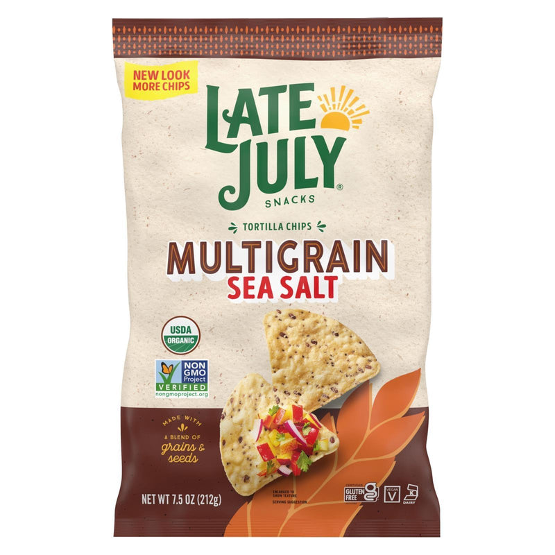 Late July Snacks - Tort Chips Multigrn Sea Salt Gluten Free - Case Of 12-7.5 Oz - Orca Market