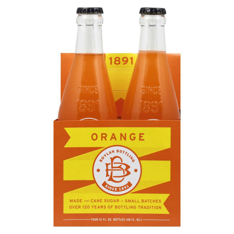 Boylan Bottling - Soda Orange - Case Of 6 - 4/12 Oz - Orca Market