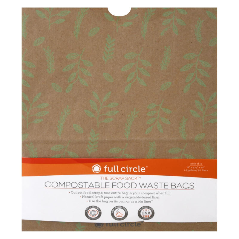 Full Circle Home - Food Waste Bags Compost Cdu - Case Of 6-10 Count - Orca Market